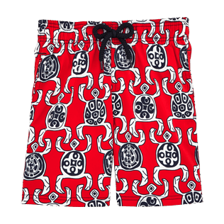 Chicos Corte Clásico Estampado - Bañador Superflex con estampado Primitive Turtles, Amapola front Chicos Corte Clásico Estampado - Bañador Superflex con estampado Primitive Turtles, Amapola front