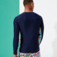 Homme AUTRES Imprimé - T-shirt anti UV homme manches longues 2021 Neo Turtles, Bleu marine vue portée de dos
