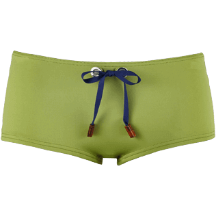Damen Shorty Uni - Neopren Shortie-Bikinihose für Damen, Moos front Damen Shorty Uni - Neopren Shortie-Bikinihose für Damen, Moos front