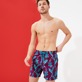 Men Classic Embroidered - Men Swimwear Embroidered 2000 Vie Aquatique - Limited Edition, Kerala front worn view