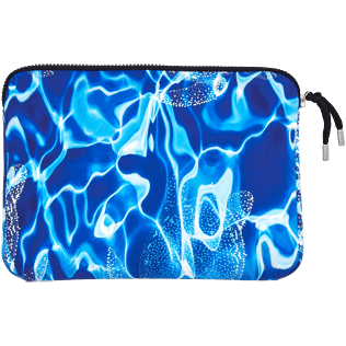 Others Printed - Zipped Beach pouch Splash, Neptune blue back Others Printed - Zipped Beach pouch Splash, Neptune blue back