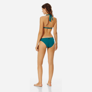 Women Classic brief Solid - Women midi brief bikini Bottom Solid, Pine wood backworn Women Classic brief Solid - Women midi brief bikini Bottom Solid, Pine wood backworn