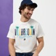 Men Others Printed - Men Cotton T-shirt, Off white details view 3