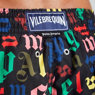 Photo de Homme CLASSIQUE Imprimé - Maillot de bain homme classique Palm Angels Monogram- Vilebrequin x Palm Angels, Noir vue de détail 2 Photo de Homme CLASSIQUE Imprimé - Maillot de bain homme classique Palm Angels Monogram- Vilebrequin x Palm Angels, Noir vue de détail 2