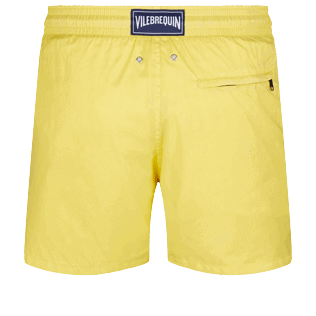 Men Swim Trunks Ultra-light and packable Solid Mimosa back view
