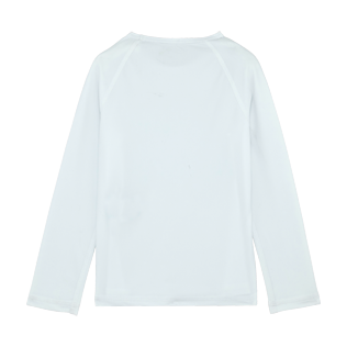 Others Printed - Unisex Kidss Long Sleeves Rashguards Solid, White back Others Printed - Unisex Kidss Long Sleeves Rashguards Solid, White back