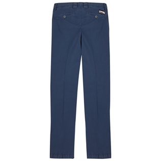 Men Others Solid - Men Chino Pants Ultralight, Navy back view