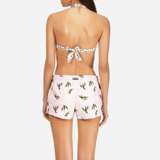 Femme Shortys Brodé - Shorty Femme Broderie Bamboo Song, Pivoine supp2 Femme Shortys Brodé - Shorty Femme Broderie Bamboo Song, Pivoine supp2