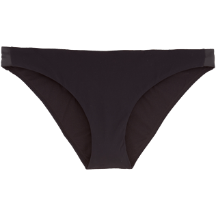 Femme BAS CLASSIQUES Uni - Bas de maillot échancré Smoking, Noir front Femme BAS CLASSIQUES Uni - Bas de maillot échancré Smoking, Noir front