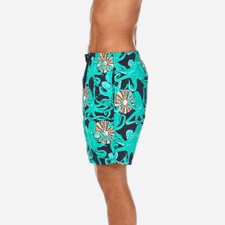 Men Long Printed - Octopussy et Coquillages Long Cut Swim shorts, Navy supp3 Men Long Printed - Octopussy et Coquillages Long Cut Swim shorts, Navy supp3
