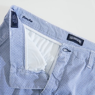 Men Others Graphic - Men Chino printed Bermuda Shorts Micro Flowers, White supp4 Men Others Graphic - Men Chino printed Bermuda Shorts Micro Flowers, White supp4