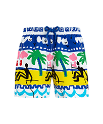 Boys Others Printed - Boys Swimwear La Mer - Vilebrequin x JCC+ - Limited Edition, White front view