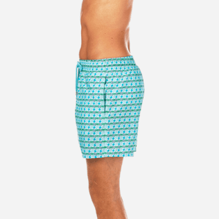 Men Classic / Moorea Printed - Les 4 Élements Lightweight Packable Swim shorts, Lagoon supp3 Men Classic / Moorea Printed - Les 4 Élements Lightweight Packable Swim shorts, Lagoon supp3