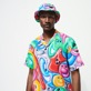 Herren Andere Bedruckt - Faces In Places Bowling-Hemd aus Leinen für Herren – Vilebrequin x Kenny Scharf, Multicolor Vorderseite getragene Ansicht Herren Andere Bedruckt - Faces In Places Bowling-Hemd aus Leinen für Herren – Vilebrequin x Kenny Scharf, Multicolor Vorderseite getragene Ansicht