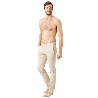 Uomo Altri Unita - Pantaloni chino uomo slim, Sabbia frontworn Uomo Altri Unita - Pantaloni chino uomo slim, Sabbia frontworn