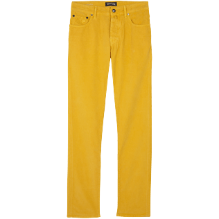 Homme AUTRES Uni - Pantalon 5 Poches Velours homme Coupe regular, Curry front Homme AUTRES Uni - Pantalon 5 Poches Velours homme Coupe regular, Curry front