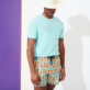 Hombre Autros Liso - Camiseta de algodón orgánico de color liso para hombre, Laguna detalles vista 2
