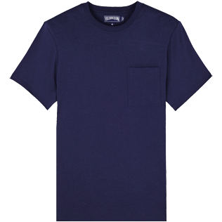 Men Others Solid - Men Pima Cotton Jersey T-Shirt Solid, Navy front Men Others Solid - Men Pima Cotton Jersey T-Shirt Solid, Navy front