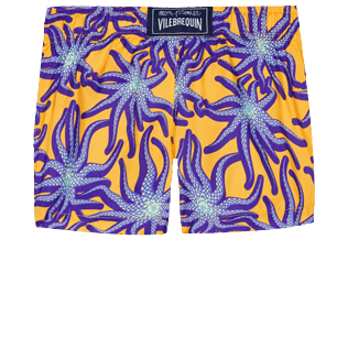 Others Printed - Baby Swim Trunks Octopus Band, Yellow back view