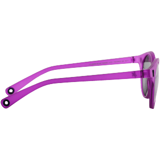 Others Solid - Unisex Floaty Sunglasses Solid, Orchid back worn view