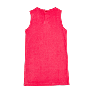 Girls Others Solid - Girls Terry Cloth Sleevless Dress Solid, Hibiscus back Girls Others Solid - Girls Terry Cloth Sleevless Dress Solid, Hibiscus back