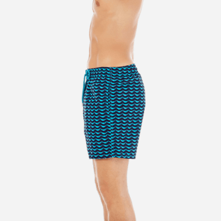 Hombre Corte Clásico Estampado - Bañador con estampado Poissons Hamac, Celeste supp3 Hombre Corte Clásico Estampado - Bañador con estampado Poissons Hamac, Celeste supp3