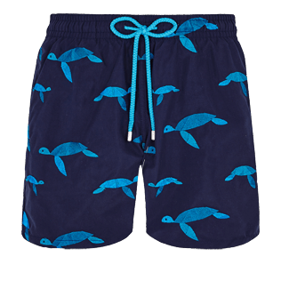 Homme BRODES Brodé - Maillot de Bain Homme Broderie Origami Turtles - Édition Limitée, Bleu nuit front Homme BRODES Brodé - Maillot de Bain Homme Broderie Origami Turtles - Édition Limitée, Bleu nuit front