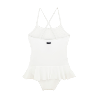 Girls Others Embroidered - Girls One Piece Swimsuit Eyelet Embroidery, White back Girls Others Embroidered - Girls One Piece Swimsuit Eyelet Embroidery, White back