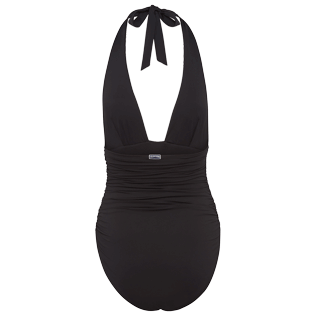 女款 Bandeau 纯色 - 女士纯色连体泳衣, Black back 女款 Bandeau 纯色 - 女士纯色连体泳衣, Black back