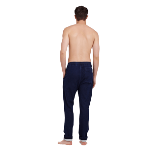 Uomo Altri Unita - Pantaloni chino uomo relaxed fit, Dark denim w1 backworn Uomo Altri Unita - Pantaloni chino uomo relaxed fit, Dark denim w1 backworn