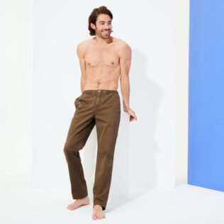 Pantalones De Color Liso Para Hombre Sitio Web De Vilebrequin Clmc1v76