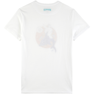 Hombre Autros Estampado - Camiseta de algodón orgánico con estampado Let's Take A Ride ! para hombre, Blanco vista trasera