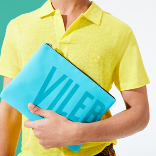 Others 印制 - Vilebrequin 大号沙滩包, Azure frontworn Others 印制 - Vilebrequin 大号沙滩包, Azure frontworn