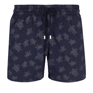 Hombre Clásico stretch Estampado - Men Swimwear Stretch Diamond Turtles, Azul marino front Hombre Clásico stretch Estampado - Men Swimwear Stretch Diamond Turtles, Azul marino front