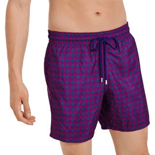 Hombre Clásico ultra ligero Estampado - Bañador ultraligero y plegable con estampado Perspective Fish para hombre, Ciruela supp1 Hombre Clásico ultra ligero Estampado - Bañador ultraligero y plegable con estampado Perspective Fish para hombre, Ciruela supp1