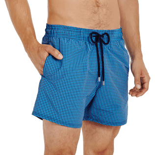 Hombre Clásico stretch Gráfico - Bañador elástico con estampado Carreaux para hombre, Swimming pool supp1 Hombre Clásico stretch Gráfico - Bañador elástico con estampado Carreaux para hombre, Swimming pool supp1