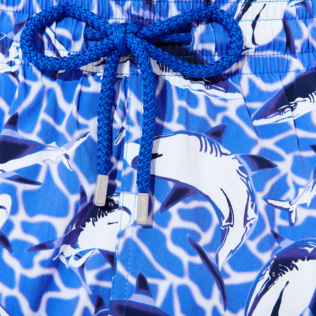 Uomo Classico stretch Stampato - Costume da bagno uomo stretch 2009 Les Requins , Blu mare dettagli vista 2