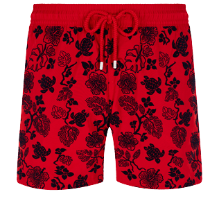 Men Ultra-light classique Printed - Men Swimwear Ultra-light and packable Natural Turtles Flocked, Peppers front view