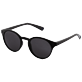 Autros Liso - Gafas de sol de color liso unisex, Negro vista trasera