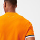 Herren Andere Uni - Solid Polohemd aus Baumwollpikee für Herren, Apricot Details Ansicht 3