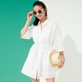 Women Others Embroidered - Women Cotton Shirt Dress Broderies Anglaises, White details view 2