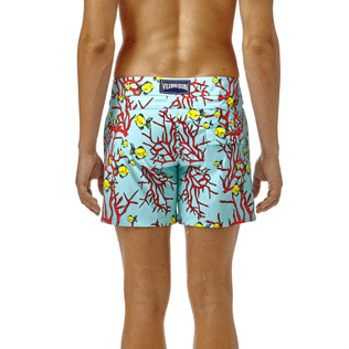 Men Fitted Printed - Superflex Coral and Fish Swimwear, Lagoon supp3 Men Fitted Printed - Superflex Coral and Fish Swimwear, Lagoon supp3