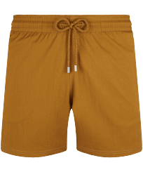 Men Stretch Swim Shorts Solid Bark front view