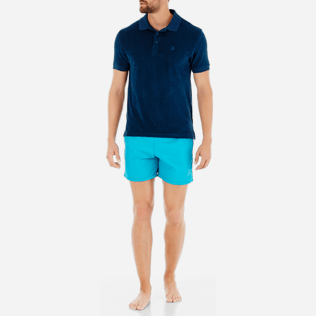 Men Others Solid - Men Terry Cloth Polo Shirt Solid, Spray frontworn Men Others Solid - Men Terry Cloth Polo Shirt Solid, Spray frontworn