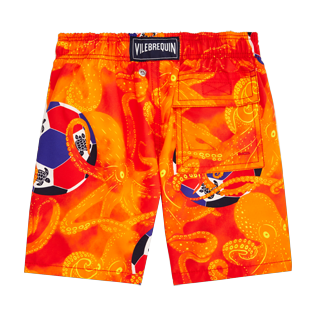 Niños Autros Estampado - Bañador con estampado Octo Soccer para niño, Amapola backworn Niños Autros Estampado - Bañador con estampado Octo Soccer para niño, Amapola backworn