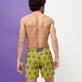 Men Classic Embroidered - Men Swimwear Embroidered Only Crabs ! - Limited Edition, Matcha back worn view