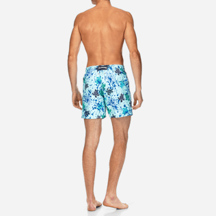 Hombre Clásico Estampado - Bañador con estampado Ronde des Tortues Tachiste, Laguna backworn Hombre Clásico Estampado - Bañador con estampado Ronde des Tortues Tachiste, Laguna backworn