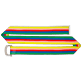 Herren Andere Bedruckt - Wasserfester Rainbow Gürtel – Vilebrequin x JCC+ – Limitierte Serie, Weiss Rückansicht
