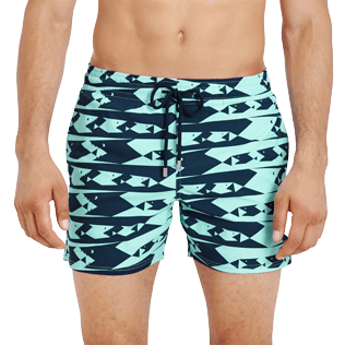 Men Stretch classic Printed - Men Swimtrunks Stretch Attrape moi si tu peux, Lagoon supp1 Men Stretch classic Printed - Men Swimtrunks Stretch Attrape moi si tu peux, Lagoon supp1