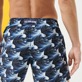 Men Classic Printed - Men Swimwear Waves, Navy details view 2